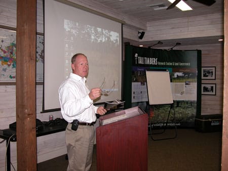 Jim Karels, Director of the Florida Division of Foresty speaking at the Public Lands Summit