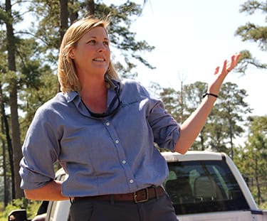 Staff Talking Ecology