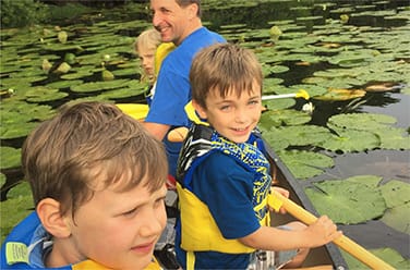 Boys in a Canoe