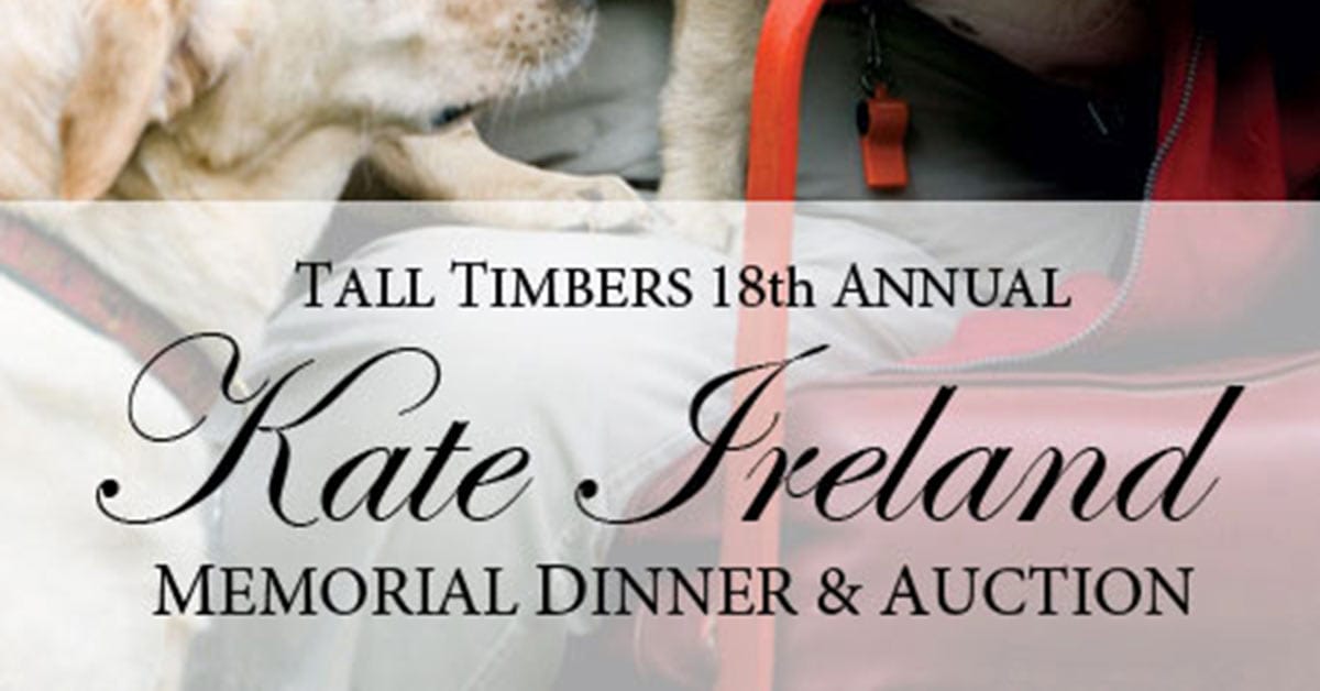 Join Us for the 18th Annual Kate Ireland Memorial Dinner & Auction