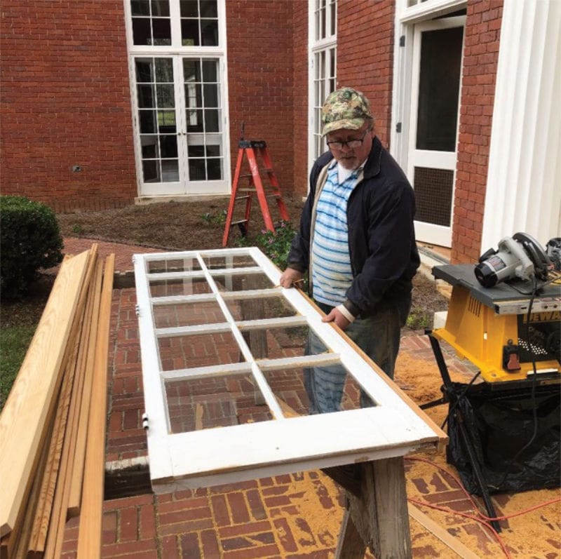 Master craftsmen Kenny Cooper