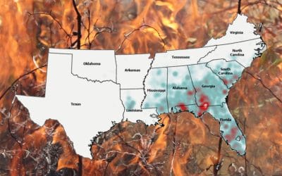 Rx fire permit database highlights hot moments and hot spots
