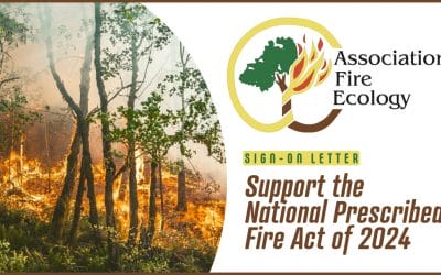 New sign-on letter to support the National Prescribed Fire Act